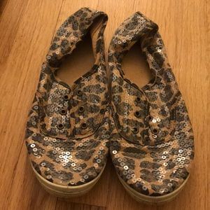Sequin sneakers
